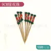 Venta al por mayor de fábrica Mismo estilo de TikTok Celebridad de Internet Tijeras para palitos de fruta Palito cuchillo Palito de calabaza de azúcar Palito de bambú Cuentas desechables Cadena de hilo de pistola de hierro