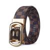 Cinturón de negocios casual para hombre hebilla automática de letra venta directa de fábrica en stock precio bajo impulso comercio exterior fábrica venta al por mayor