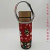 Funda de Taza de 500 ml Tipo Hebilla Bolsa para Taza de Agua Termo de Vidrio Bolso de Mano Bandolera Funda de Tela Se Puede Imprimir con Logo para Prevenir Quemaduras