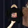 Camiseta de Niña Verano Ropa Infantil 2025 Nueva Camiseta Casual de Algodón para Niños Camiseta de Verano para Niñas