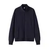 Moletom Cardigan Personalizado com Gola Alta para Uniforme de Equipe Primavera e Outono Manga Longa Tops para Homens e Mulheres Roupas de Treino Jaquetas Uniformes de Grupo Vestuário de Trabalho