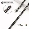 Cadena de Hierro Pulido de Seis Caras, Cadena Pulida de Superficie de Alto Brillo, Cadena para Correas de Hombro de Bolso, Cadena Decorativa para Jeans, Directamente de la Fábrica Fuente