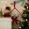 Decoraciones de Lazos Navideños Transfronterizos, Adornos Colgantes Navideños, Montaje de Atmósfera de Escena, Decoraciones Colgantes Decorativas