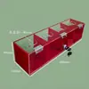 Caixa de Produto Defeituoso de Acrílico Transparente Fábrica Linha de Montagem Caixa de Resíduos Caixa de Armazenamento de Produto Defeituoso com Trava Reciclagem Le De Zhu