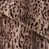 Tela de felpa con estampado de conejo degradado, círculo de leopardo grande, tela con estampado de animal de imitación de pelo de conejo para camas de mascotas, ropa y mantas