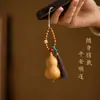 Pingente de Corrente para Celular Estilo Chinês, Ornamento de Cabacinha Torcido à Mão, Item Portátil Unissex, Pingente de Celular, Acessório de Bolsa