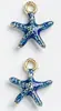 [Série Oceano] Contas de Estrela-do-Mar em Liga Metálica, Contas Soltas, Contas Espaçadoras, Pingentes, Pulseira DIY, Colar, Acessórios para Joias