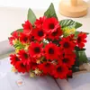 Margaridas Artificiais, Flores Gerbera Africana, Flores Falsas de Camomila, Margaridas de Seda, Atacado de Fábrica e Varejo