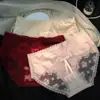 Calcinha Feminina Doce e Delicada Estilo Francês 2025 Novo Estilo Puro Desejo Renda Exquisita Respirável Tanga Triângulo para Meninas