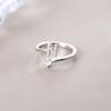 Anillo de Plata de Ley S925 con Letra Moda Elegante Lujo Accesible Diseño de Nicho Dedo Índice 2022 Nuevo Estilo Caliente de Moda
