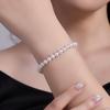 Pulsera de Perlas Shijia para Mujer Verano Lujo Ligero Simple Combinable Hebilla de Tirar Pulsera de Cuentas Retro Francés Pulsera de Lujo Ligero