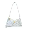 Bolsa de Ombro Elegante Estilo Dumpling Nova Moda Verão Transfronteiriça 2026 Simples Estilo Coreano com Estampa para o Trabalho Crossbody