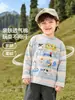 Camiseta de Manga Larga para Niño Estilo Europeo Otoño 2026 Nueva Prenda Superior Ropa para Niños Niños Bebé Niño Pequeño Estilo Primavera Otoño Ropa Moderna