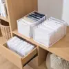 Caja de Almacenamiento de Ropa Interior Transfronteriza con Cajones Divididos, Organizador Multifuncional Tres en Uno de Tela de Malla Tipo Cajón para Calcetines