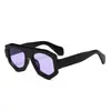 2026 Nuevas Gafas de Sol Irregulares Transfronterizas Estilo Europeo y Americano Gafas de Sol con Personalidad para Mujeres Viajes Fotografía Callejera Gafas de Sol de Gama Alta