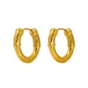 Pendientes de Nube Transfronterizos Europeos y Americanos Acero Inoxidable Chapado en Oro de 18K Diseño Personalizado de Nicho Pendientes Retro de Alta Gama Venta al por Mayor