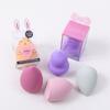 Esponja de Belleza Maquillaje Fabricada en Fábrica, Sin Látex, Ultra Suave, Doble Uso para Aplicación Seca y Húmeda, Forma de Gota de Agua, Esponja de Maquillaje Personalizable OEM