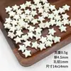 Contas Espaçadoras Imitação Turquesa Branca para Joias DIY Formatos Especiais Estrela de Cinco Pontas Coração Quadrado Borboleta Acrílico