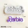 Molde de Silicona Avatar de Barbie Molde para Hornear Decoración de Pastel de Chocolate Femenina Molde de Silicona para Arcilla