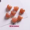 Pedra da lua laranja natural gato sem rosto amor flor de cinco pétalas pedra do sol acessórios de escultura para joias diy produtos semi-acabados atacado