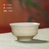 Juego de té de kung fu creativo de celadón Longquan, taza de té, taza personal, tazón de té pequeño, taza de bambú de seis colores con grietas de hielo de cerámica