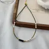Nuevo Collar Minimalista de Estilo Chino con Tendencia Nacional de Cuentas Deslizante, Lujo Ligero, Alto Valor Estético, Cadena Larga para Clavícula de Estilo Nacional de Nicho
