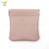 Bolsa de moedas de couro PU de uma peça, bolsa criativa para guardar batom, mini bolsa para joias e artigos diversos