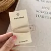 Corea del Sur Ins Nuevo Pasador Geométrico Color Té Transparente Color Champaña Moda Simple Combinable para Flequillo Pasador para el Cabello Tocado Accesorios para el Cabello