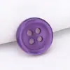 Botón de Perla de Color Borde Fino Cuatro Agujeros Camisa Cárdigan Botones Pequeños Cosidos a Mano Ropa para Niños Camiseta Chaqueta Botón Redondo de Resina