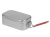 Fogareiro de Cartão Dobrável de Titânio Multi-Combustível, Fogareiro de Cartão Dobrável para Exterior Fogareiro de Cartão