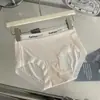 Encaje de Carta Ultradelgado Seda de Hielo Sin Marcas Desnudo Cómodo Calzones Pegados a la Piel Bolsita en Cadera No en la Entrepierna Ropa Interior Tipo Máscara para Mujer