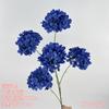 Nueva Hortensia de Madera Verde Flor Artificial Hortensia de Madera de Cinco Cabezas Bola de Nieve Blanca Boda Decoración Suave Arreglo Floral Paisajismo Flor Artificial