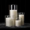 Fábrica en stock Tarro de aromaterapia de borosilicato Vela Taza Taza de vela de vidrio para boda Tarro Botella de vidrio Candelabro Taza vacía