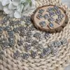 Mariposa Natural Aguamarina Incrustada Zirconia Espaciadores Cuentas Sueltas Colgante Pulsera de Cuentas Hecha a Mano DIY Collar Joyería