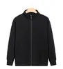 Sudadera con Cuello Alto y Logo, Ropa de Trabajo con Logo de Empresa, Chaqueta de Algodón Puro con Cremallera, Uniforme de Trabajo, Camisa Cultural, Ropa de Trabajo Corporativa Personalizada