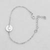 Nuevas Pulseras Redondas Caladas de 26 Letras de Amazon, Pulseras de Nombre, Moda Trendy Europea y Americana Joyería para Mujer al por Mayor