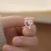 Anillo Irregular de Corazón Hueco para Mujer, Diseño Simple y Versátil, Anillo Abierto de Moda, Tendencia de Anillo de Dedo Índice de Alta Gama