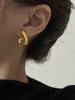 Pendientes de hebilla con forma de corazón con estilo de blogger de forma especial, diseño de nicho, nuevos pendientes de moda para mujer