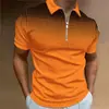 Camisa Polo de Manga Corta para Hombre Amazon Estilo Europeo y Americano Cuello Solapa Corte Ajustado Nuevo