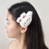 Otoño e invierno Nuevo lindo clip BB de conejo cerdo de peluche rana pollo horquilla corazón de niña dibujos animados suave lindo accesorios para el cabello