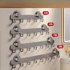 Gancho de puerta con ventosa y adhesivo fuerte, no requiere taladro, gancho de estante de almacenamiento resistente, colgador para puerta de entrada para almacenamiento de ropa