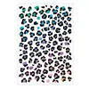 Pegatinas de Tatuaje con Estampado de Leopardo Europeas y Americanas Transfronterizas de Alta Gama Coloridas para la Cara Sexy Pegatinas Faciales Fiesta Fiesta Tatuajes Temporales