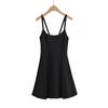 Hot Girl Sexy elegante vestido de cintura apertada mulheres 2023 verão novo Backless Lace-up Slim A- linha vestido curto