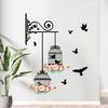 Jaula de pájaros pegatinas de pared de pájaros Amazon comercio exterior sala de estar dormitorio pegatinas de decoración de habitación pegatinas autoadhesivas explosiones TEMU