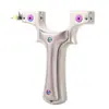 Tirachinas Fire Wolf Flying Clip Acero Inoxidable 630 Alta Precisión Alta Potencia Competitivo al Aire Libre para Adultos Tirachinas de Cuero Plano