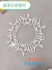 Luminária de gesso mosaico estilo francês, luminária de gesso mosaico decoração estilo europeu design de teto