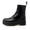 Plataforma de 8 ilhós para aumentar a altura, casual, cano alto, masculino 1460, tamanho grande transfronteiriço, couro, tamanho grande, sapatos femininos