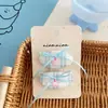 Pasador de Tela de Encaje Floral Estilo Coreano Niannian Dulce Cuadros Bordados Pinza para Flequillo Infantil