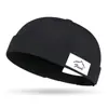 Gorra sin visera para hombre, Gorra de docker fina, transpirable y de secado rápido para verano, Gorra tipo melón de moda estilo Retro Hong Kong al por mayor