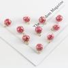Lentejuelas de Estrella Transparentes Coloridas Bola de Cristal de Cristal DIY Aretes Hechos a Mano Aretes Joyería para la Oreja Bolsa de Material